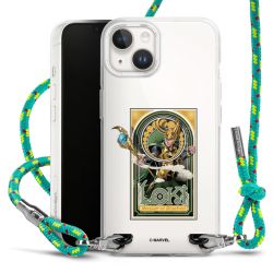 New Carry Case Transparent Stoff sparkling-neon/silber