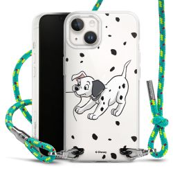 New Carry Case Transparent Stoff sparkling-neon/silber