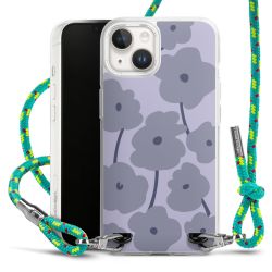 New Carry Case Transparent Stoff sparkling-neon/silber