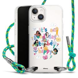 New Carry Case Transparent Stoff sparkling-neon/silber