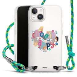 New Carry Case Transparent Stoff sparkling-neon/silber