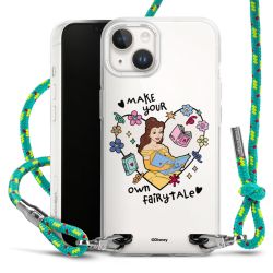 New Carry Case Transparent Stoff sparkling-neon/silber