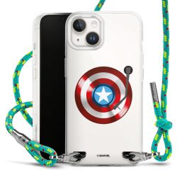 New Carry Case Transparent Stoff sparkling-neon/silber