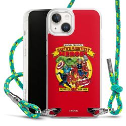 New Carry Case Transparent Stoff sparkling-neon/silber