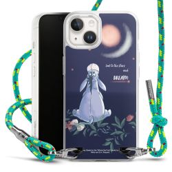 New Carry Case Transparent Stoff sparkling-neon/silber