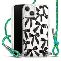 New Carry Case Transparent Stoff sparkling-neon/silber