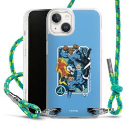 New Carry Case Transparent Stoff sparkling-neon/silber