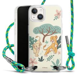 New Carry Case Transparent Stoff sparkling-neon/silber