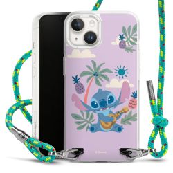 New Carry Case Transparent Stoff sparkling-neon/silber