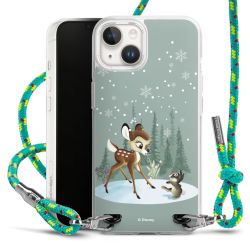 New Carry Case Transparent Stoff sparkling-neon/silber