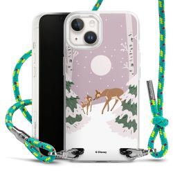 New Carry Case Transparent Stoff sparkling-neon/silber