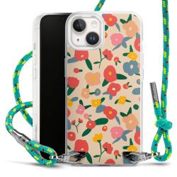 New Carry Case Transparent Stoff sparkling-neon/silber