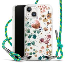 New Carry Case Transparent Stoff sparkling-neon/silber