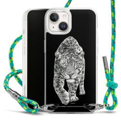 New Carry Case Transparent Stoff sparkling-neon/silber