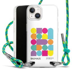 New Carry Case Transparent Stoff sparkling-neon/silber