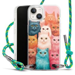 Carry Case Fabric sparkling neon