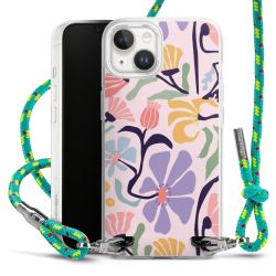 New Carry Case Transparent Stoff sparkling-neon/silber