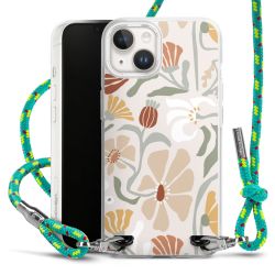 New Carry Case Transparent Stoff sparkling-neon/silber