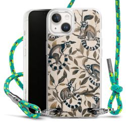 New Carry Case Transparent Stoff sparkling-neon/silber