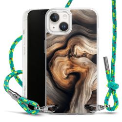 New Carry Case Transparent Stoff sparkling-neon/silber