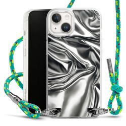 New Carry Case Transparent Stoff sparkling-neon/silber