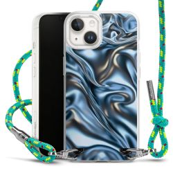 New Carry Case Transparent Stoff sparkling-neon/silber