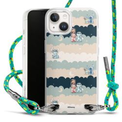 New Carry Case Transparent Stoff sparkling-neon/silber