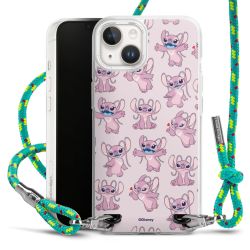 New Carry Case Transparent Stoff sparkling-neon/silber