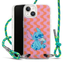 New Carry Case Transparent Stoff sparkling-neon/silber