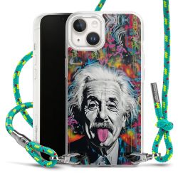 New Carry Case Transparent Stoff sparkling-neon/silber