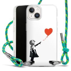 New Carry Case Transparent Stoff sparkling-neon/silber