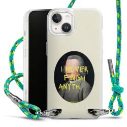 New Carry Case Transparent Stoff sparkling-neon/silber