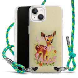 New Carry Case Transparent Stoff sparkling-neon/silber