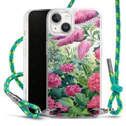 New Carry Case Transparent Stoff sparkling-neon/silber