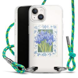 New Carry Case Transparent Stoff sparkling-neon/silber