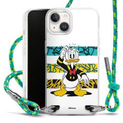 New Carry Case Transparent Stoff sparkling-neon/silber