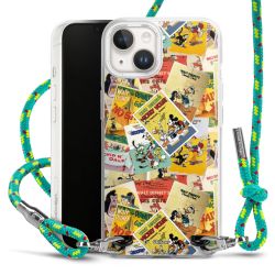 New Carry Case Transparent Stoff sparkling-neon/silber