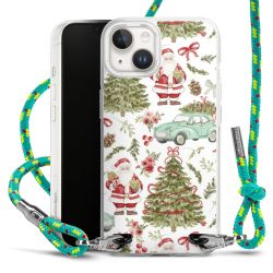 New Carry Case Transparent Stoff sparkling-neon/silber