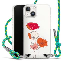 New Carry Case Transparent Stoff sparkling-neon/silber