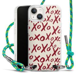 New Carry Case Transparent Stoff sparkling-neon/silber