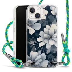 New Carry Case Transparent Stoff sparkling-neon/silber