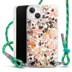 New Carry Case Transparent Stoff sparkling-neon/silber