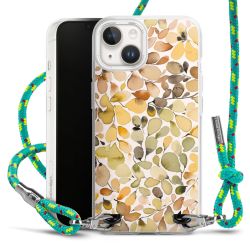 New Carry Case Transparent Stoff sparkling-neon/silber