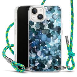 New Carry Case Transparent Stoff sparkling-neon/silber