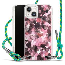 New Carry Case Transparent Stoff sparkling-neon/silber