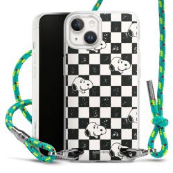 New Carry Case Transparent Stoff sparkling-neon/silber