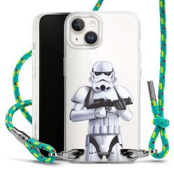 New Carry Case Transparent Stoff sparkling-neon/silber