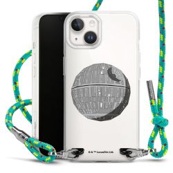 New Carry Case Transparent Stoff sparkling-neon/silber