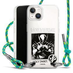 New Carry Case Transparent Stoff sparkling-neon/silber