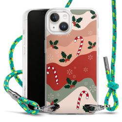 New Carry Case Transparent Stoff sparkling-neon/silber